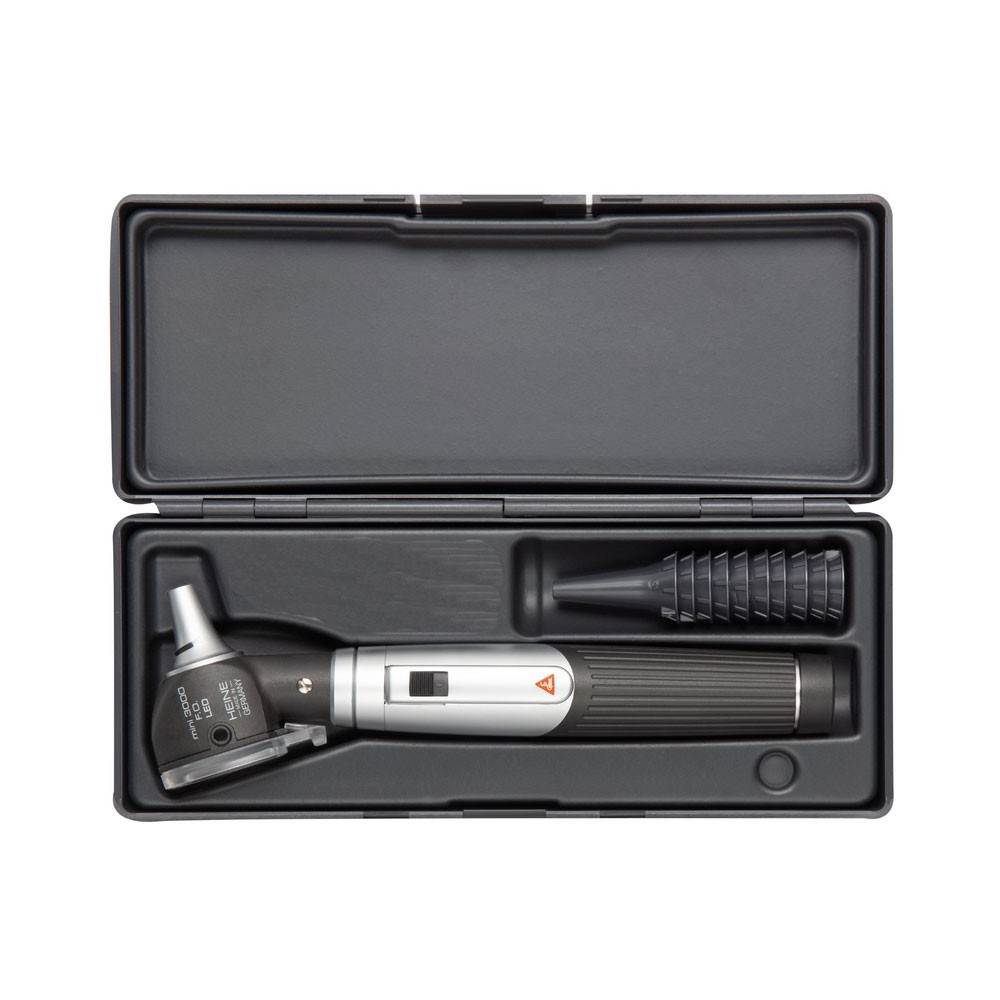 HEINE mini 3000 LED F.O. otoscope in hard case