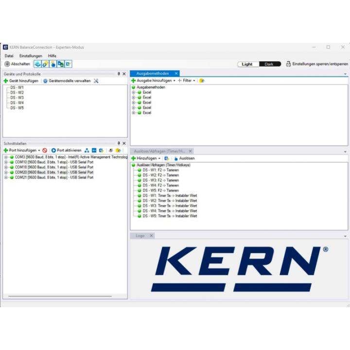 Software KERN BalanceConnection SCD-4.0-PRO-DL