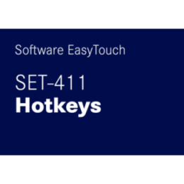 KERN EasyTouch SET-411 Hotkeys