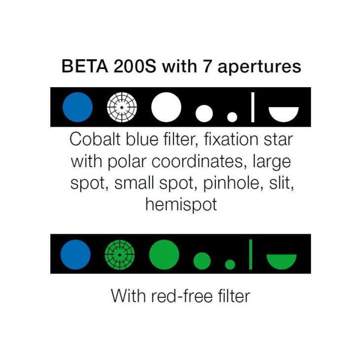 HEINE BETA 200S LED Ophthalmoscope apertures