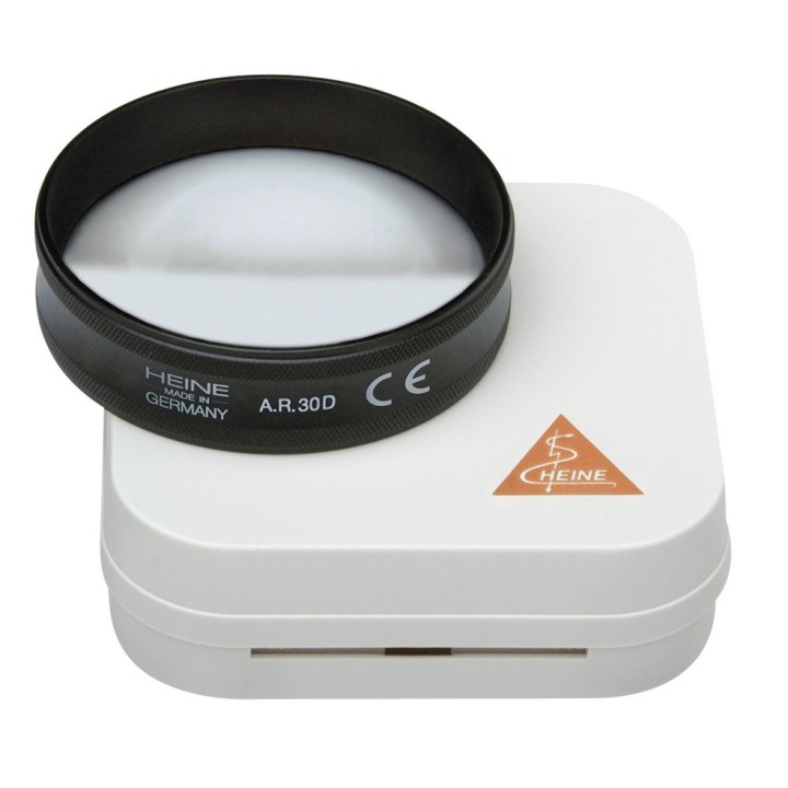 HEINE A.R. 30D aspheric ophthalmoscopy lens with case