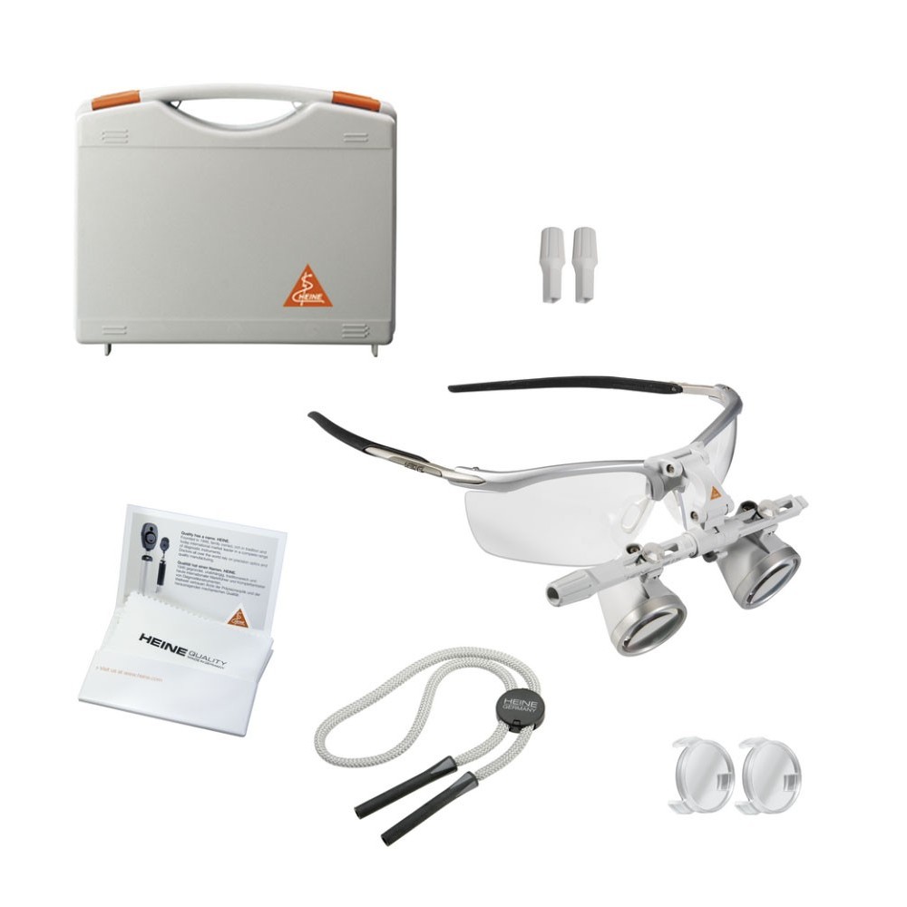 HEINE HR 2.5x binocular loupes with i-View on S-FRAME