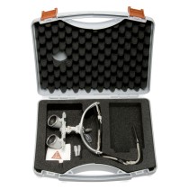 HEINE HR 2.5x binocular loupes with i-View on S-FRAME