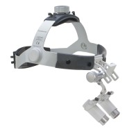 HEINE HRP binocular loupes on Professional L headband