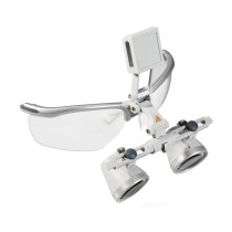 HEINE HR 2.5x loupes with i-View and S-GUARD for Professional L headband