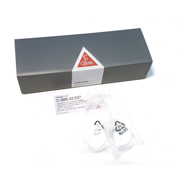 Protective lenses for HEINE HR 2.5x loupes