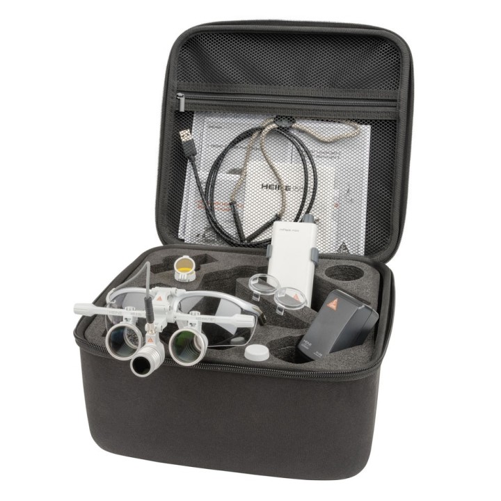 HEINE LoupeLight2 set with HR 2.5x binocular loupes