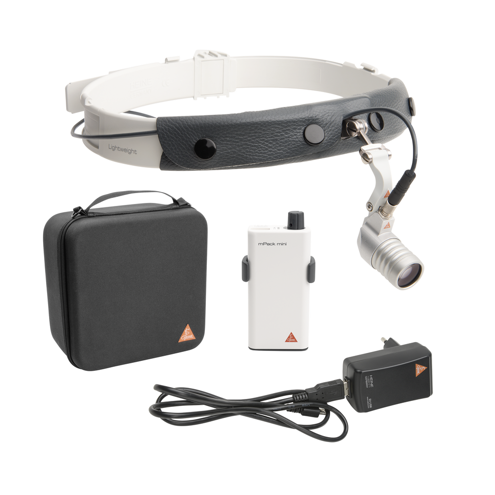 HEINE MicroLight2 LED headlight on haedband