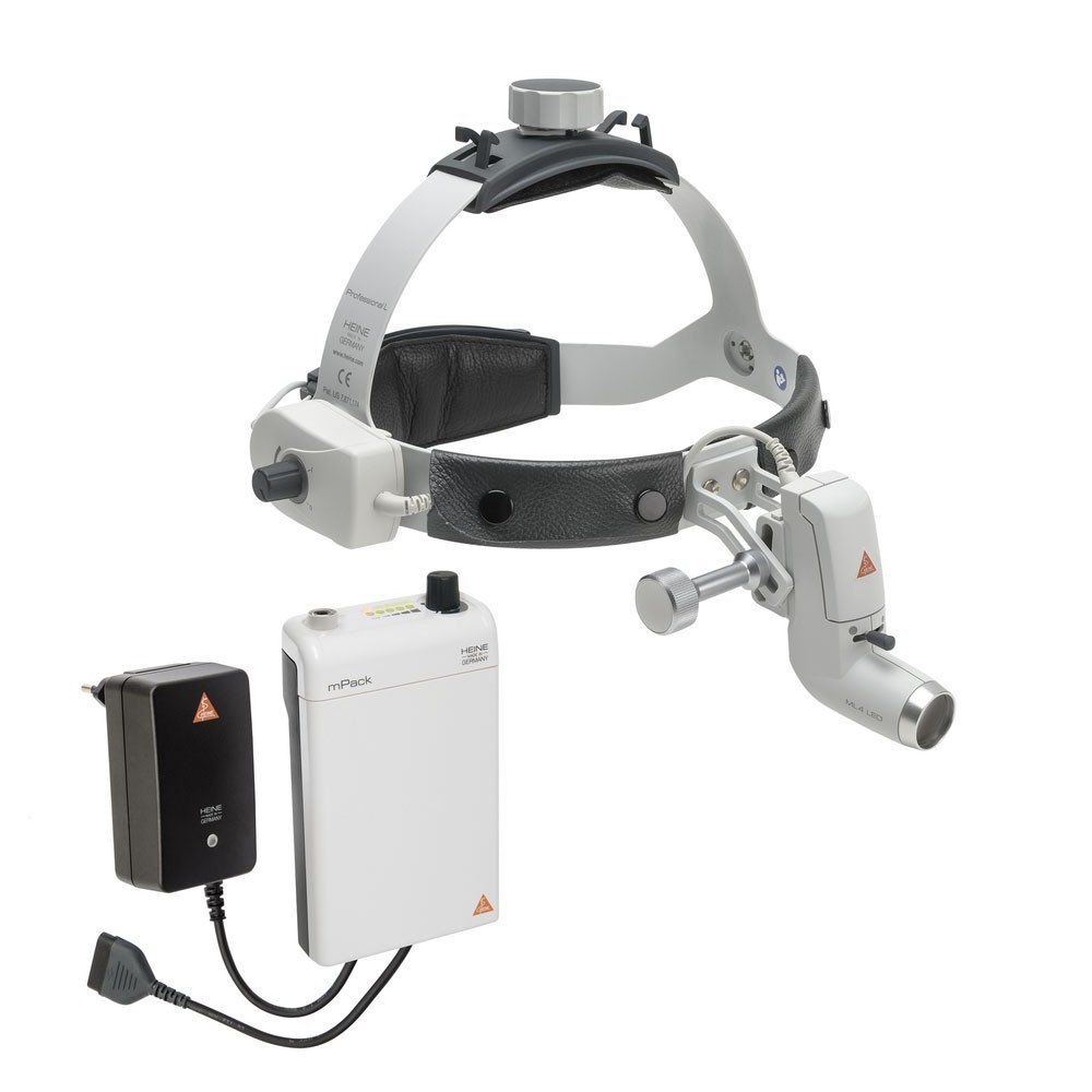 HEINE ML4 LED HeadLight with mPack belt-worn battery pack