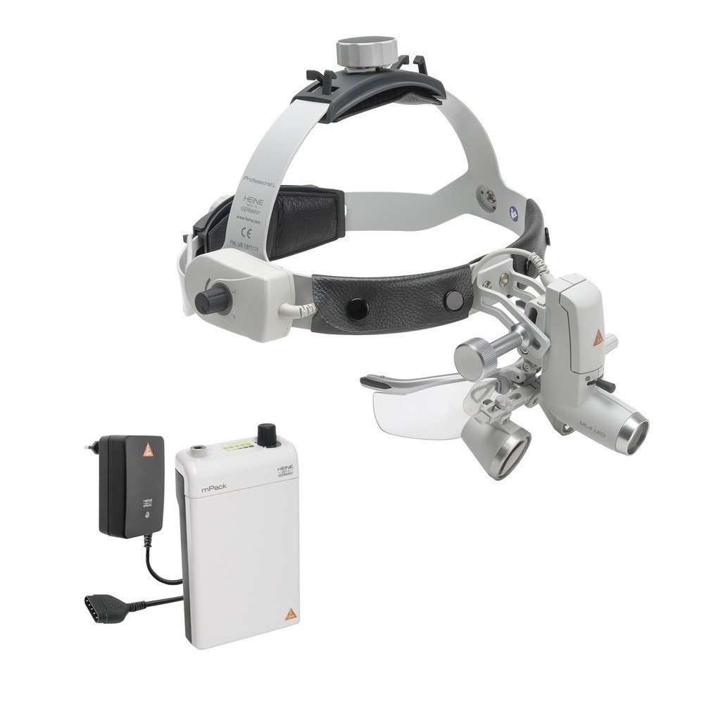 HEINE ML4 LED Kit with S-GUARD and HR 2.5x loupes