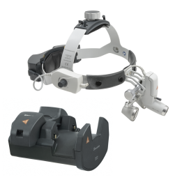 HEINE ML4 LED UNPLUGGED Kit with HR 2.5x loupes and wall charger