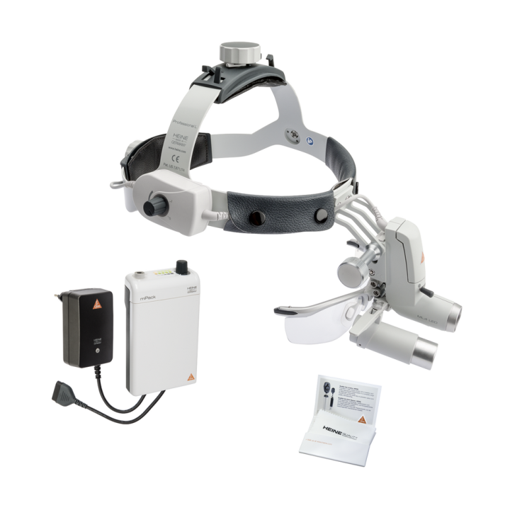 HEINE ML4 LED Kit with S-GUARD and HRP loupes, mPack