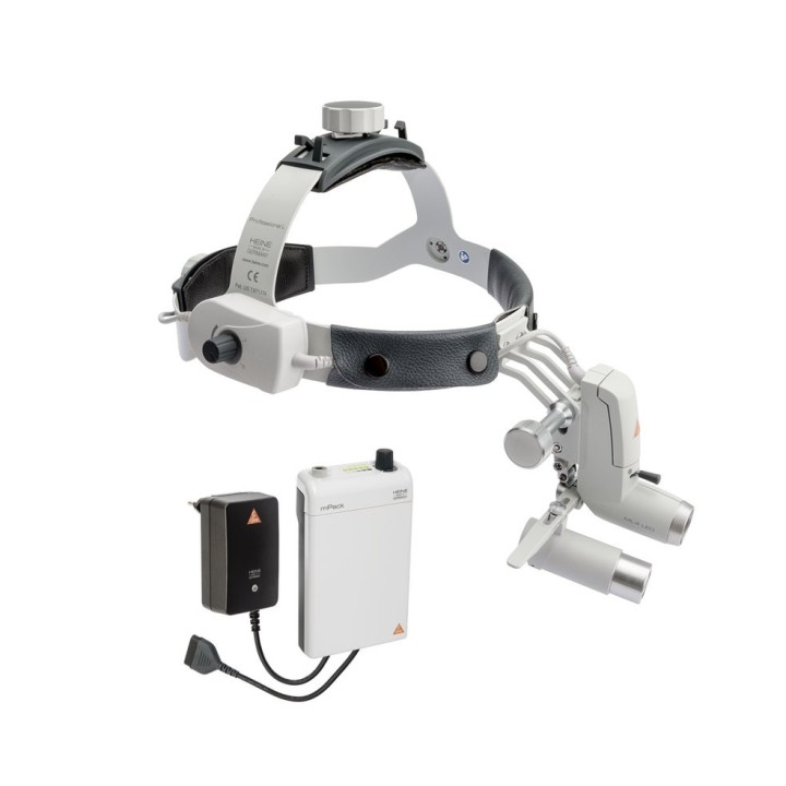 HEINE ML4 LED headlight Kit with HRP loupes and mPack