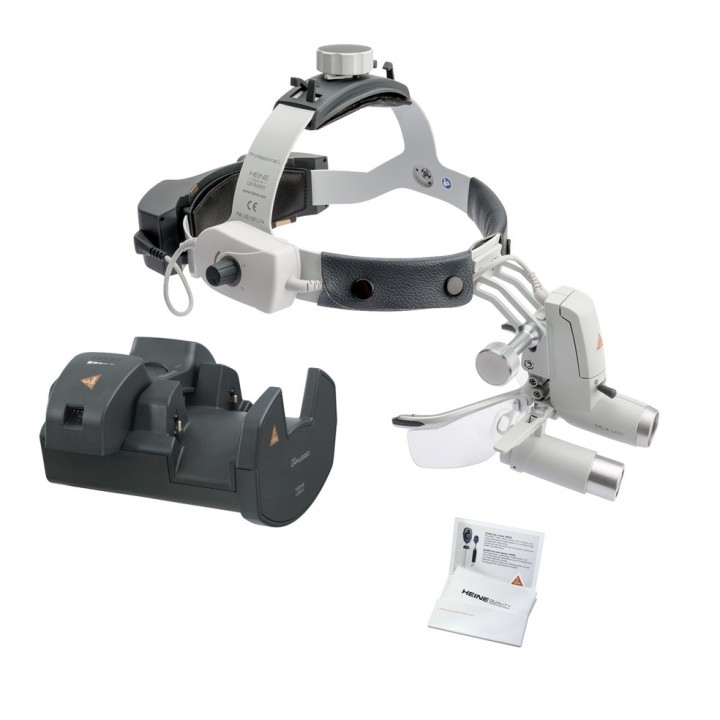 HEINE ML4 LED UNPLUGGED Kit with S-GUARD, HRP loupes and wall charger