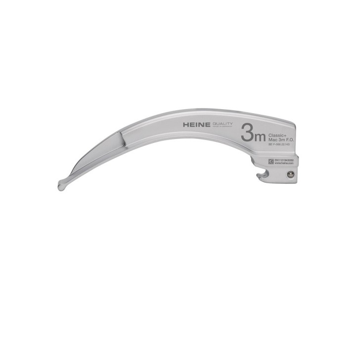 HEINE Classic+ Macintosh F.O. blade Mac 3m, stronger curve