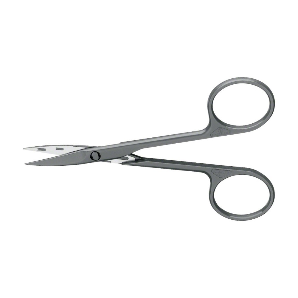 Aesculap SUSI Iris Scissors, straight, sharp, 110 mm (4 1/4"), sterile, disposable