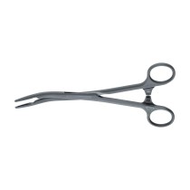 Aesculap SUSI Sponge-/Dressing Forceps, curved, 200 mm, sterile, disposable