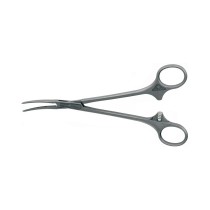 Aesculap SUSI BIRKETT Hemostatic Forceps, curved, 185 mm, sterile