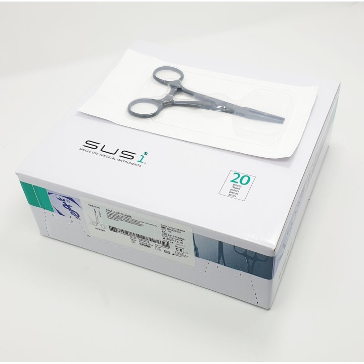 Aesculap SUSI PEAN Hemostatic Forceps, straight, 145 mm, disposable