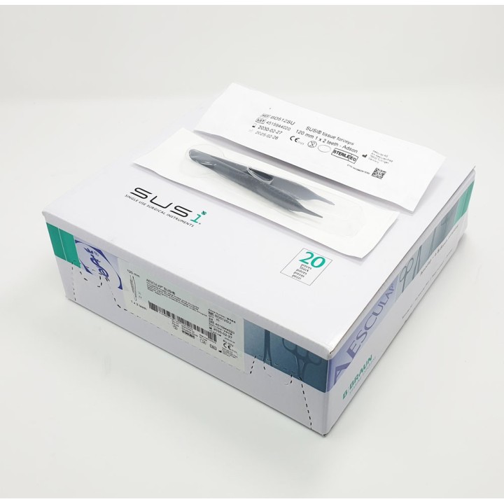 Aesculap SUSI ADSON Tissue Forceps, 120 mm, sterile, disposable