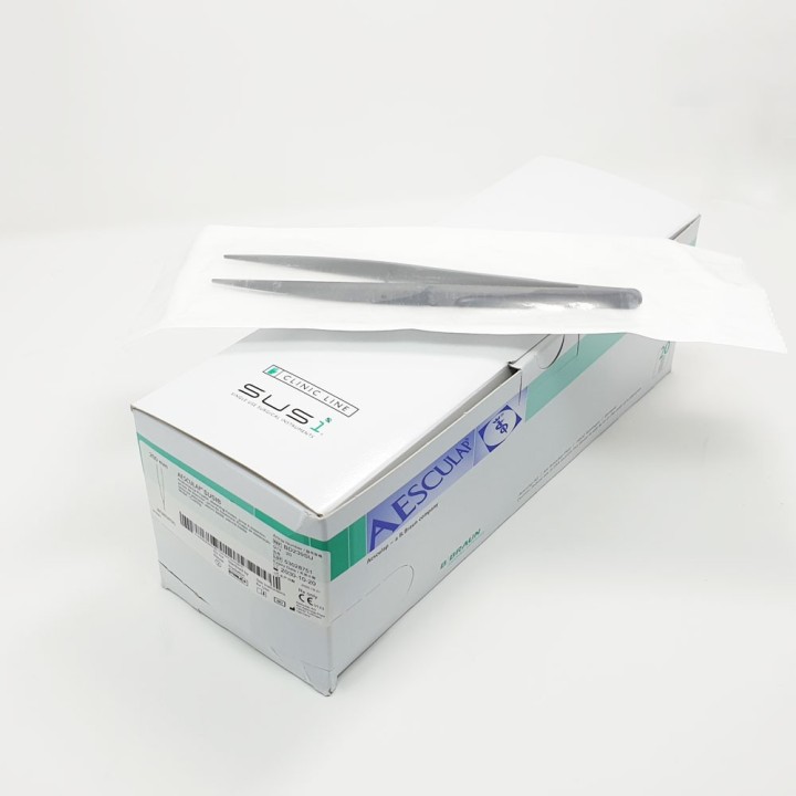 Aesculap SUSI CUSHING Tweezers, 200 mm, sterile, disposable