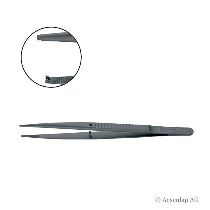 Aesculap SUSI WAUGH Tweezers, 1x2 teeth, 200 mm, sterile, disposable