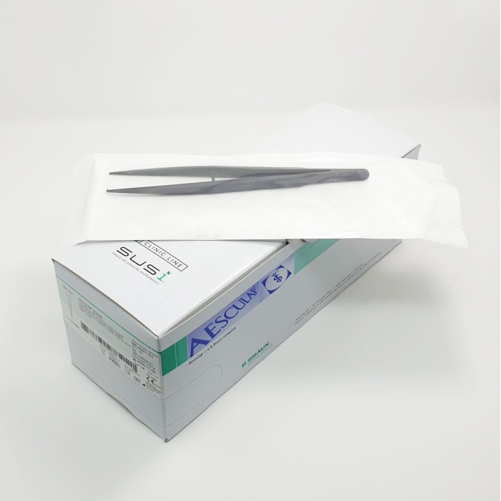 Aesculap SUSI WAUGH Tweezers, 1x2 teeth, 200 mm, sterile, disposable