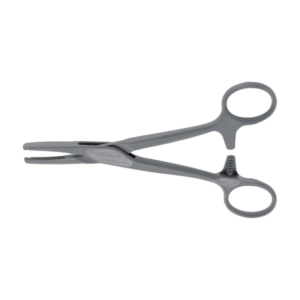 Aesculap SUSI Tubing Clamp, straight, 165 mm, disposable