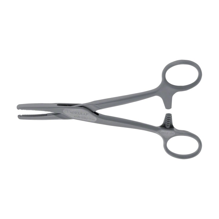 Aesculap SUSI Tubing Clamp, straight, 165 mm, disposable